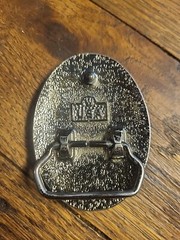 Gold Wing Road Riders – Belt Buckle – Illinois Land Of Lincoln- W USA Stamp