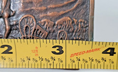 Tall In The Saddle Western Belt Buckle READ 2 1/2 x 3 1/2 Metal