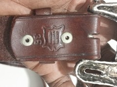 Authentic Barry Kieselstein Cord Vintage Sterling Alligator Belt & Buckle👍Rare