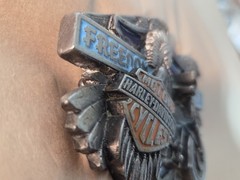 1993 Vtg Harley-Davidson Superglide Freedom Rider Belt Buckle Baron USA Chief