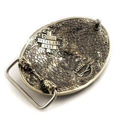 King Lion German silver belt buckle, Animal head, handmade lion belt buckle