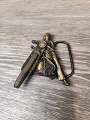 Vintage Motorcycle Solid Brass Belt Buckle