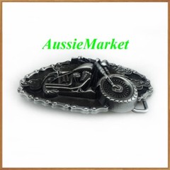 1 x belt buckle mens ladies motorbike motorcycle bikie biker motor bike chain