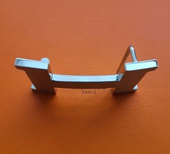 38mm H Silver Brushed Constance Belt Buckle
