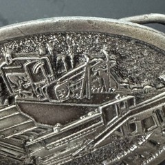 Vintage Barber Greene Model 879 Asphalt Paver Belt Buckle The Original