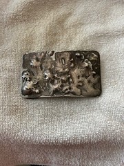 Vintage Modern Modernist Abstract Belt Buckle Brutalist