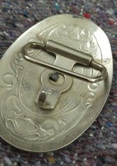 Vintage 70s 80s Horse Saddle Belt Buckle Rare Made In USA Western Cowboy