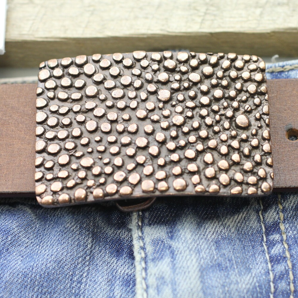 Belt buckle studs, belt buckle for leather belt antique copper gift idea