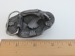 1990 Arroyo Grande #AG44 Eagle Head Belt Buckle USA