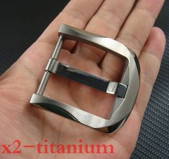Titanium anti-allergy Tongue Pin Hippie Belt Buckles for 38mm width belt XZ235