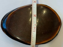 4” Wood Slice Vintage Belt Buckle Solid Brass Hardware Minimalist Nature Buckle
