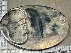North American Hunting Club Belt Buckle Of Life Member Eagle Rifle Emblem