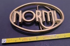Norml Bud Cannabis Weed Pot Hippie 70s Vintage Belt Buckle Brass Hardware