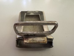 Tiffany & Co. Sterling Silver 925 Flip Belt Buckle 1.5in w/ Pouch, Logo