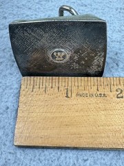 Vintage Westinghouse Belt Buckle 20 Yrs Employee Service Award Sterling Silver