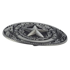 Five pointed star belt buckle Western cowboy motorcycle riding belt buckle