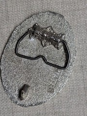 vintage USN belt buckle US NAVY pewter SUBMARINE the silent service WESTERN