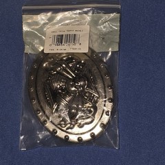 Skull And Cross Trophy Belt Buckle, As New Condition