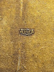 NRA Belt Buckle Whittington Center 15 Year 1973-1988 Hunting Shooting USA Bronze