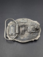 THE GREAT AMERICAN BUCKLE CO. 1987 Bass Fishing Belt Buckle Made in USA 1820
