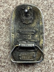 Vintage 1983 Tractor Trailer Belt and Buckle Made In USA
