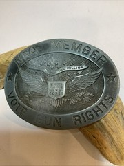 Vintage NRA Member Pewter Belt Buckle Project Two Million Limited Edition II