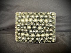 Studded Belt Buckle Archive 2007-09 Industrial Leather Back OOAK Darren Mcneese
