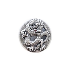 Vintage Silver Plated Rhinestone Dragon Belt Buckle Boucle de Ceinture