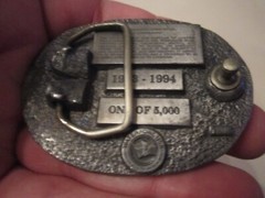 VINTAGE WATERFOWL USA BELT BUCKLE – MALLARDS (GREENHEAD) – HEAVY BUCKLE – GW7