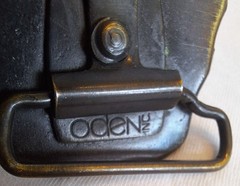 Vintage Oden Inc Personalized Solid Brass Belt Buckle Says « JOE »
