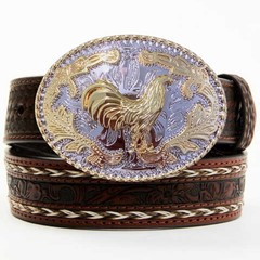 Rooster Gold Tone Western Belt Buckle for Men, Cool Cowgirl & Rodeo Styles