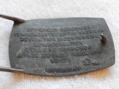 Vintage 1976 American Revolution Bicentennial Belt Buckle