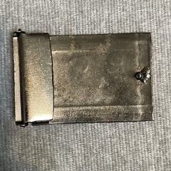 Vintage Pewter Engraved STYLIZED CHINESE Boat Loyalty Symbol Belt Buckle Unisex