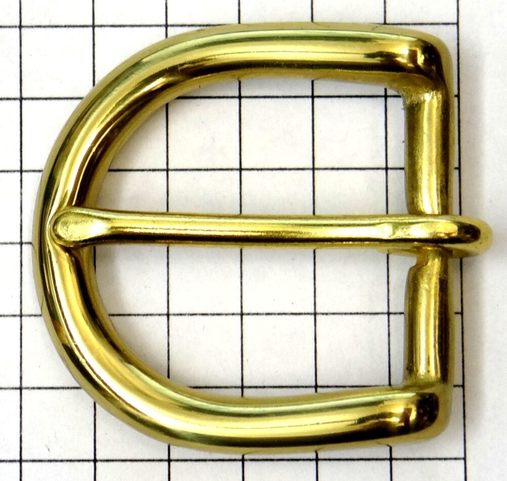 Solid Brass Belt Buckle – New – Fits 1&Prime; Wide Belt