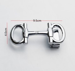 Ferragamo Men&rsquo;s belt buckle Silver Gancini belt buckle For 1.38&Prime;/W Leather Belt