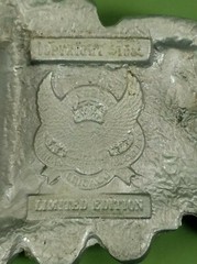 1980 Train Engine Locomotive Belt Buckle Great American Pewter USA Made Vintage