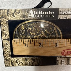 Montana Silversmiths Attitude Buckles Montana State New Unopened Box 1.5 in Belt