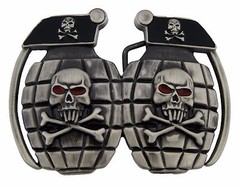 10 Pcs Belt Buckles Wholesale Lot Skull Bottle Openers Pirate Halloween Costume