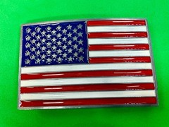 Patriots United States American Flag Star Strips Enameled Patriotic Belt Buckle