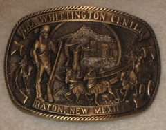 NRA WHITTINGTON CENTER RATON, MEXICO BELT BUCKLE