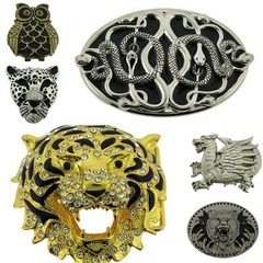 Lion Belt Buckles Big Cat Tiger Wolf Halloween Party Mens Women Costumes Cosplay