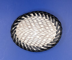 Genuine White Cobra Snakeskin Hand laced Belt Buckle fits 1-1/4&Prime; Belt
