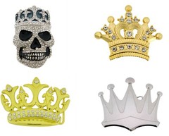Men Women Crown Belt Buckle Blinged Rhinestone Iced Cowgirl Out Queen Fashion