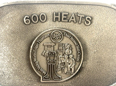 USS United States Steel Belt Buckle – Mon Valley Works Edgar Thomson 600 Heats