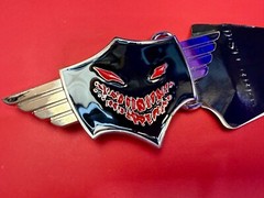 DISTURBED Creepy Face American Heavy Metal Band Logo 2009 Bravado Belt Buckle