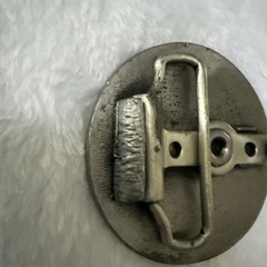 Vintage Round Horse and Rider Belt Buckle 2.5in HTF