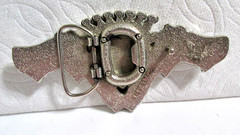Gun Belt Buckle Bottle Opener Cadillac Silver Metal Really Cowboy Men New Style