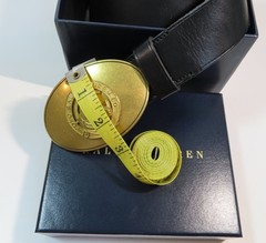 BNWT THE ORIGINAL RALPH LAUREN BIG HORSE HEAD CROWN BUCKLE BELT 36