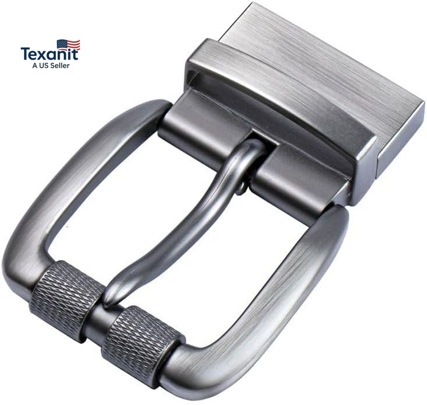 1.5&Prime;(40Mm) Belt Buckle Men&rsquo;S Reversible Replacement Single Prong Buckle Roller C