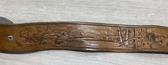 Bluegrass Festival Louisville Kentucky Belt Buckle w/ Leather Belt 4 Ft